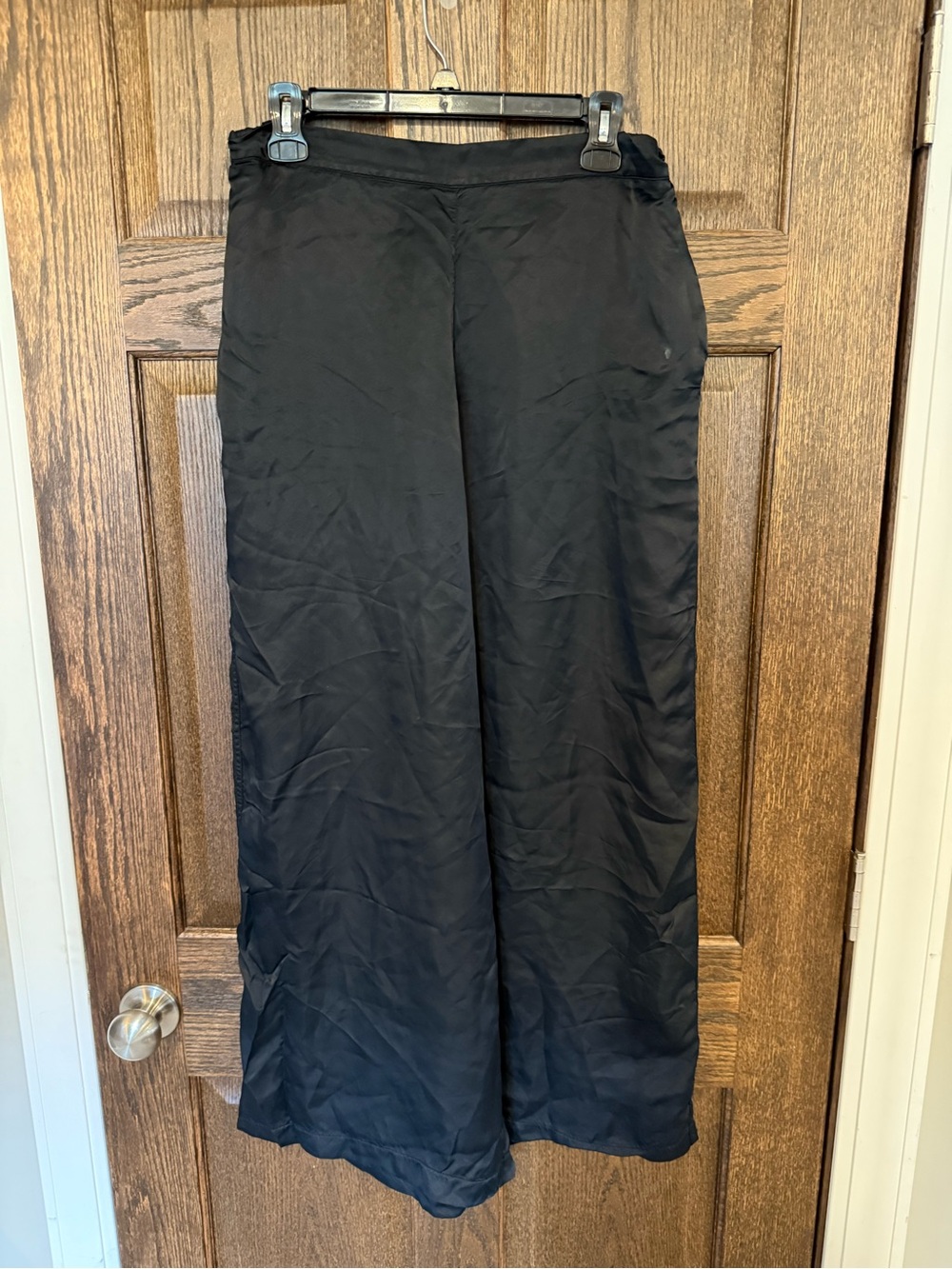 Athleta Black Flowing Wide-Leg Pants